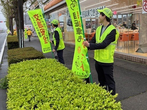 下地支店「下地校区交通安全運動」