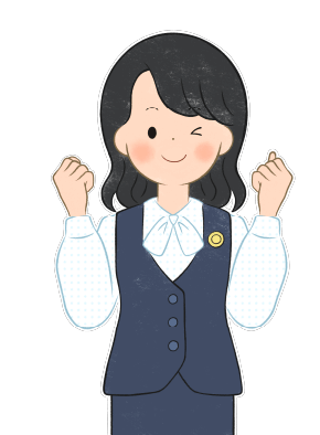 採用担当イラスト